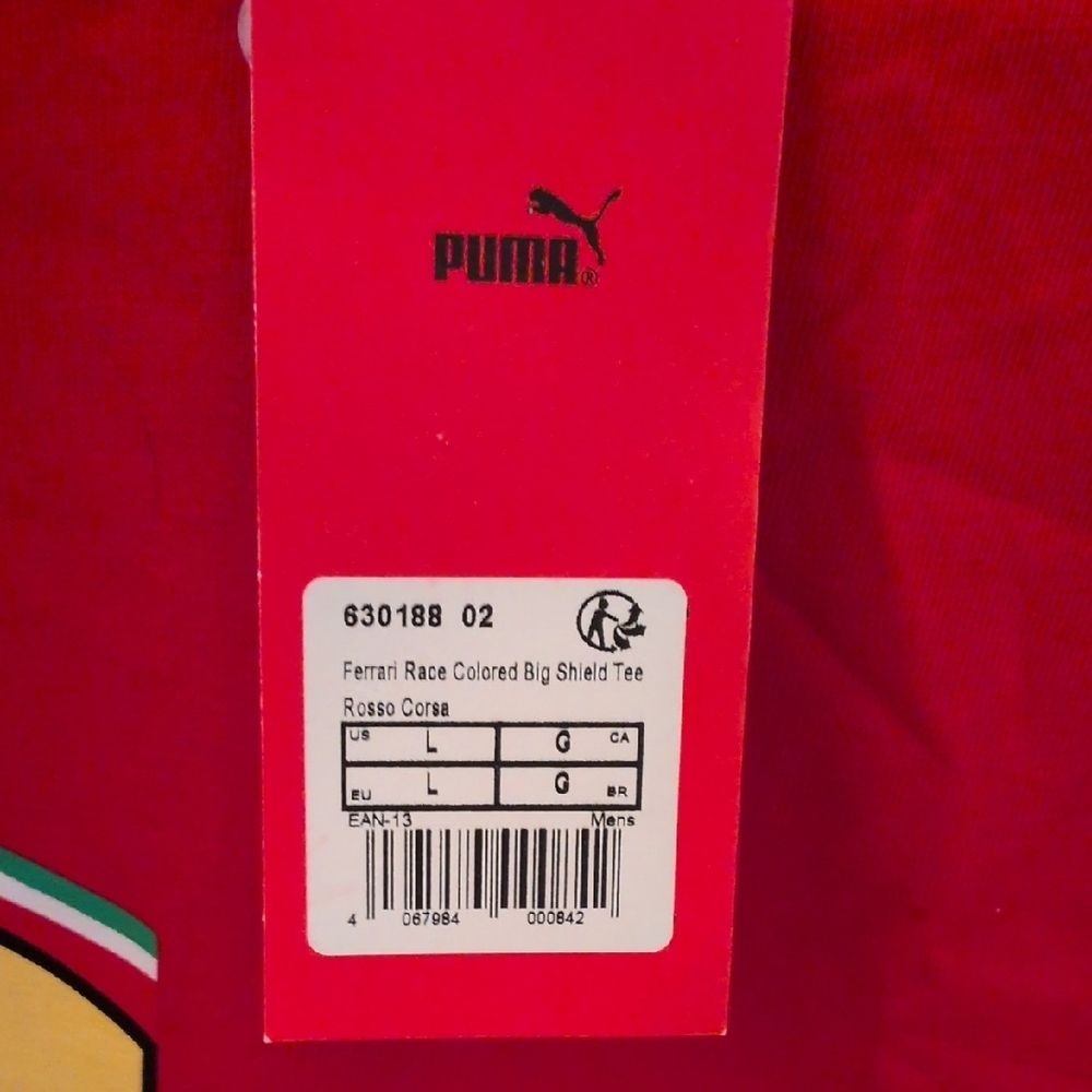 Ferrari Red Tee with Iconic Shield - Picture 4 of 4